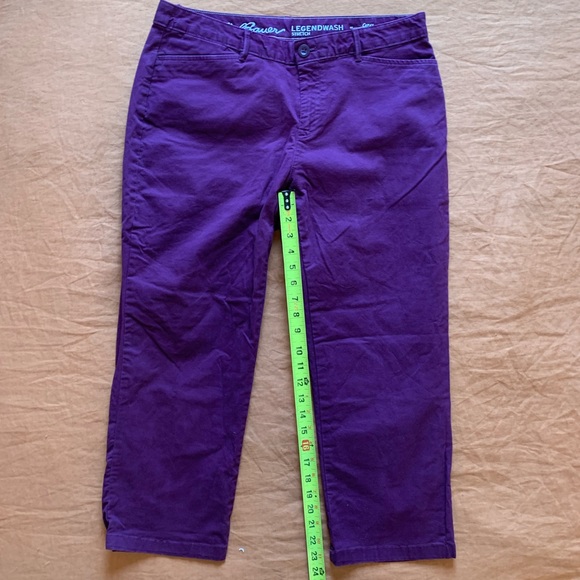 Eddie Bauer Purple Pants, Size 12 - Picture 5 of 7